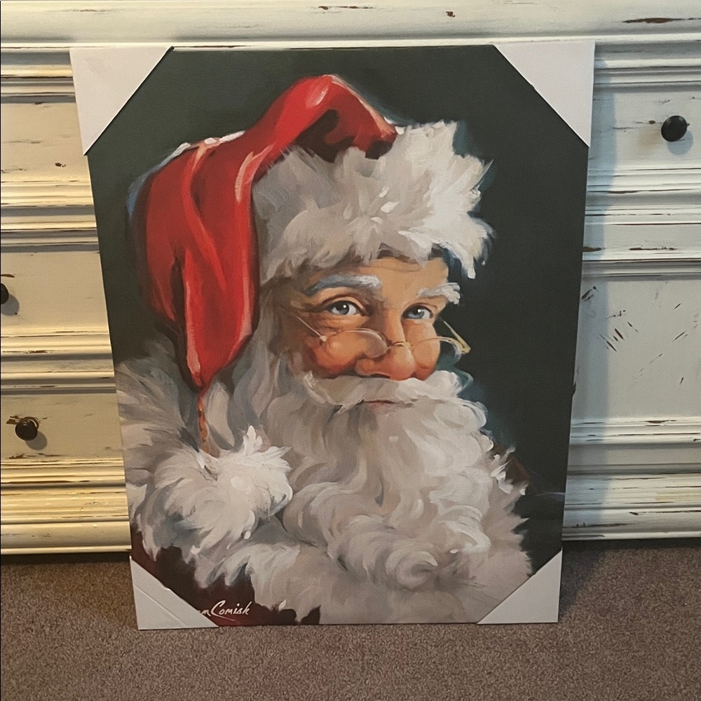 Santa Claus Holiday Canvas Art